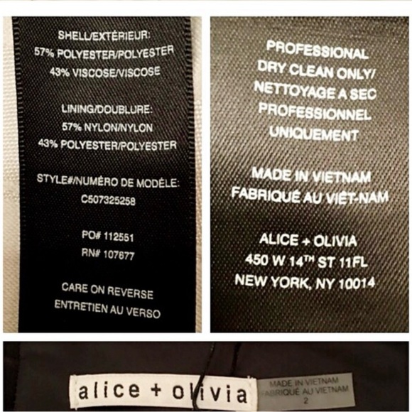 Alice + Olivia Floral Pleated Skirt. Size 2 - Picture 8 of 8